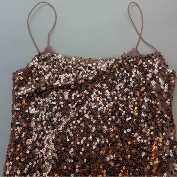 Xiarichanming Women's Stretch Dress Size M Sequins Excellent Pre-owned Condition - Picture 3 of 9
